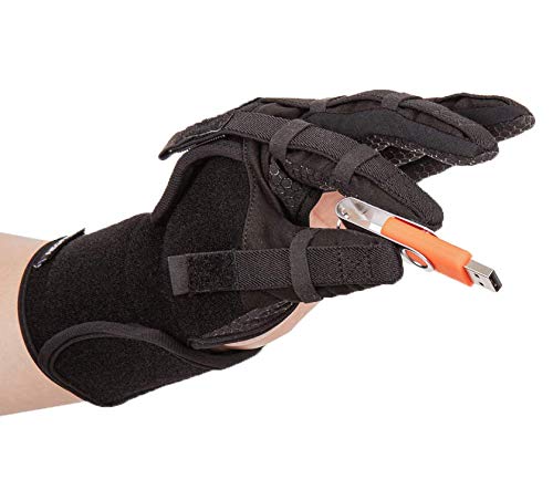 Neofect Extender Plus-Espasticidad Rehabilitación Guante Mano Dedo Flexión Extensión Agarre Fino Coordinación Motora Recuperación Entrenamiento, Hemiplejía, Sci, TBI (Medio, Izquierda)