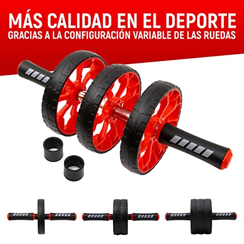 NEOLYMP rueda abdominales | premium ab roller | rodillo abdominales fitness | ab wheel | rueda abdominal