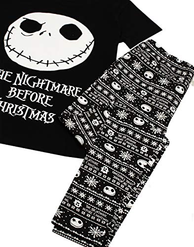 Nightmare Before Christmas Pijamas Jack Skellington Conjunto de Pantalones PJ