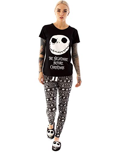 Nightmare Before Christmas Pijamas Jack Skellington Conjunto de Pantalones PJ