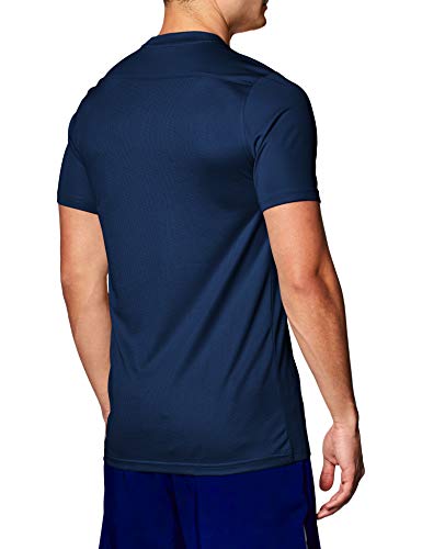 NIKE M Nk Dry Park VII JSY SS Camiseta de Manga Corta, Hombre, Azul (Midnight Navy/White), L