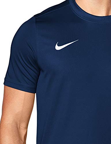 NIKE M Nk Dry Park VII JSY SS Camiseta de Manga Corta, Hombre, Azul (Midnight Navy/White), L