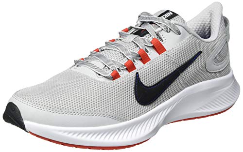 NIKE RunAllDay 2, Running Shoe Hombre, Grey Fog/Black-Chile Red-Racer Blue, 42.5 EU