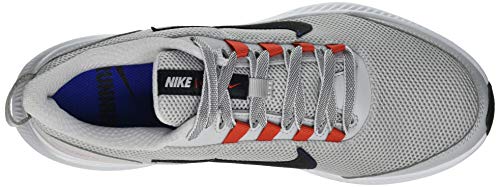 NIKE RunAllDay 2, Running Shoe Hombre, Grey Fog/Black-Chile Red-Racer Blue, 42.5 EU