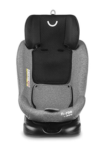 Nurse Giro 360º Silla De Coche Grupo 0 1 2 3, De 0 A 36Kg, Rotación 360, Isofix Y Top Tether, Máximo Reclinado, Incluye Reductor