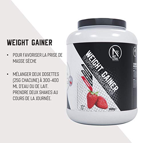 NXT Level Weight Gainer, Fresa, 2000 G