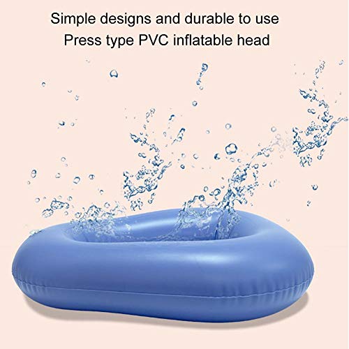 Orinal inflable, reutilizable, suave, cómodo, postrado en cama, pacientes con bomba de aire, orinal inflable, aire inflado, cama, cojines, orinal, lavable, anciano portátil, postrado en cama