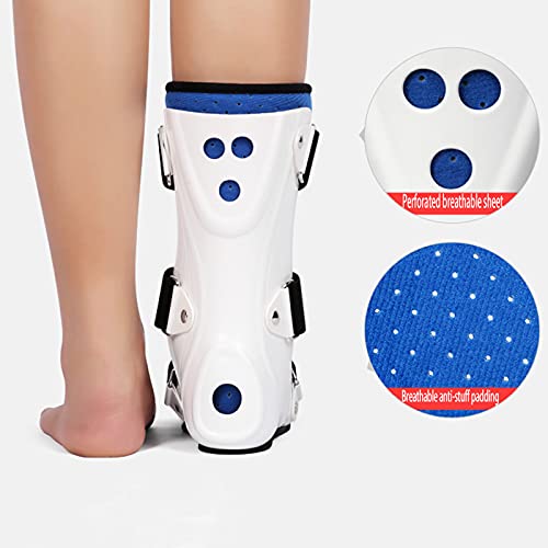 Ortesis Botas Tobillera con Funda Estable Soporte Transpirable Antideslizante Pierna para Fracturas Cuidado Enfermería Alivio Fijo del Dolor En Lugar De Yeso,Right,L