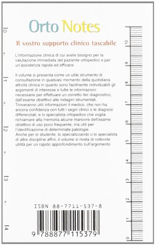 Orto notes. Manuale tascabile per l'esame obiettivo (Specialità mediche)