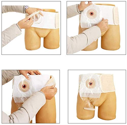 Ostomía hernia Cinturón - desgaste de la ropa de ostomía de apoyo en la bolsa abdominal del estoma for fijar los Juego for colostomía pacientes for prevenir paraestomal hernia unisex ( Color : 16-M )