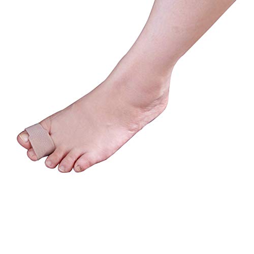 OTOTEC Broken Toe Wraps 10 piezas de almohadillas para dedos de los pies con férula para dedos protectores de dedos enderezadora separadores de dedos