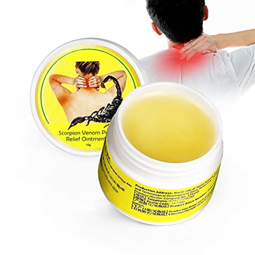 Oyria Ungüento de Veneno de escorpión, Crema para la Gota, Cuello, Cintura, Hombro, Pierna, articulación ósea, Yeso, Cuidado de la Salud, bálsamo para la Piel para Las articulaciones del Cuerpo