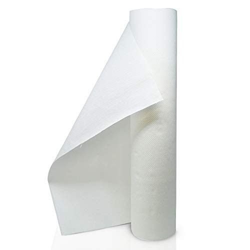 Papel de camilla ECO (caja de 6 unidades) de 0.59 x 75m (1,5kg) | Rollo Color Blanco ecológico Sin Precorte