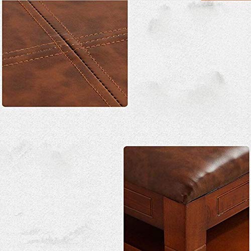 Pared pintura Todo Madera Maciza Zapatos fecal en casa Puerta Zapatero Taburete Cambiar Zapatos (Size : 80)