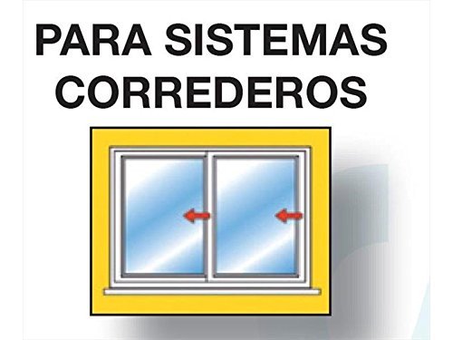 Pasador seguro corredera/persiana Blanco 2UDS