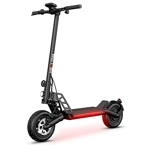 Patinete Eléctrico - Batería 48V/12,5 Ah hasta 50 Km de Autonomía, Neumáticos Todoterreno de 10 Pulgadas Scooter Eléctrico Plegable con Sistema de frenado Doble