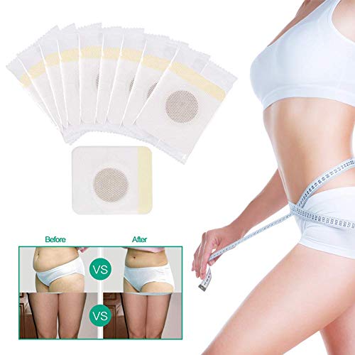 Pegatina Para Adelgazar, 40 Piezas de Pegatinas Para Bajar de Peso Que Aprietan La Medicina China, Pegatinas Para El Ombligo, Parches Adelgazantes Para El Abdomen, Producto Para El Cuidado(1)