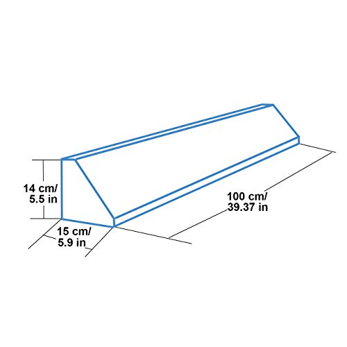 PEKITAS Lote 2 Unidades Barrera Protector de Espuma Para Cama Para Bebés Niños Fabricado En España Longitud 100 cm