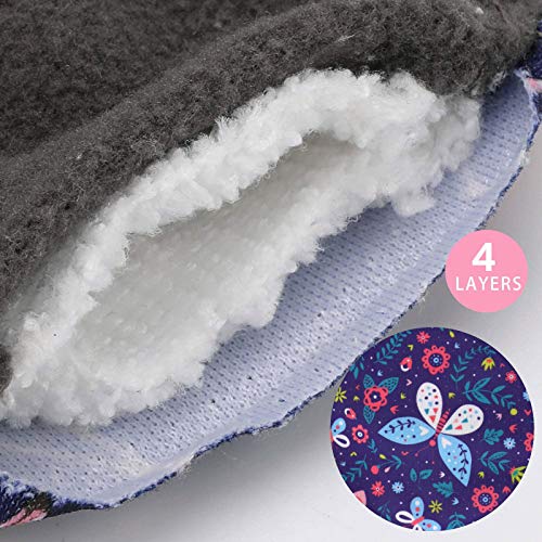 Phogary - Compresas Reutilizables, Salvaslips de Bambú con Bolsa Impermeable, Compresas de Noche Lavables para Flujo Menstrual Abundante (7 Piezas)