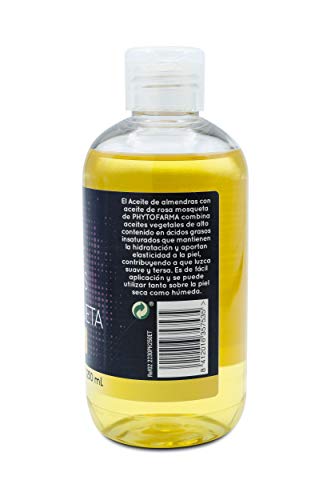 PHYTOFARMA - Aceite De Almendras + Rosa Mosqueta, Almond, 250 Mililitro