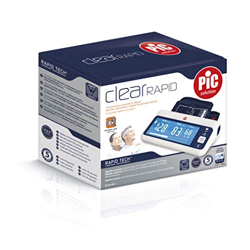 Pic Solution ClearRAPID Monitor de Presión Arterial Automático Tipo Brazo, Unisex