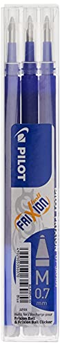 Pilot BLS-FR7-L-S3 - Recambio Frixion, color azul, paquete de 3 unidades