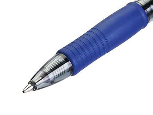 Pilot G2 - Bolígrafo roller retractable (tinta de gel, 3 unidades), color azul