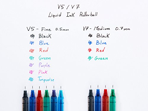 Pilot Spain V-5 - Roller con tinta líquida, color azul