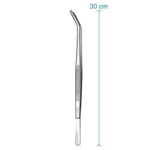 Pinza para servir - pinzas de cocina - pinzas para carne - longitud: los 30 cm - acero inoxidable