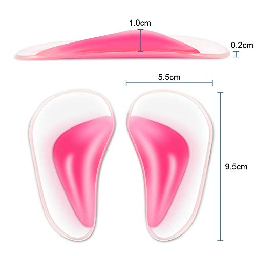 Plantillas Soporte Arco Gel, Almohadillas Soporte Arco pies Planos, Soporte Arco Gel el Cuidado Diario Personal y doméstico