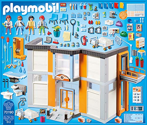 PLAYMOBIL City Life 70190 Gran Hospital, A partir de 4 años