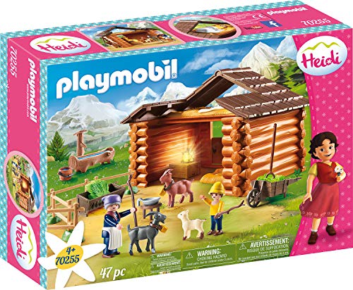 PLAYMOBIL Heidi Establo de Cabras de Pedro, A partir de 4 años (70255)