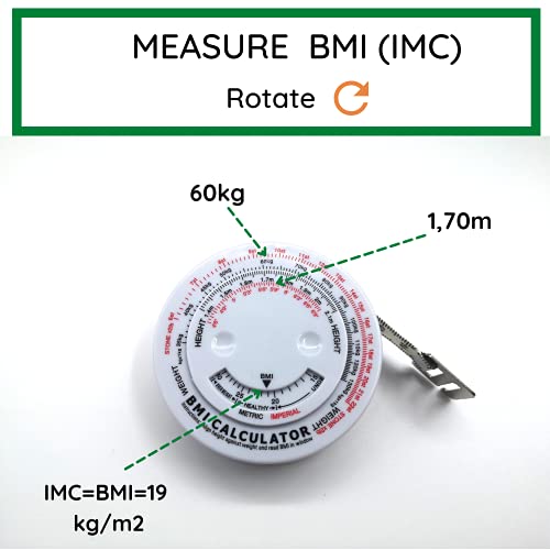 Plicómetro Profesional + Cinta Métrica Corporal Antropométrica Medidor De Grasa Corporal Para Calcular Porcentaje De Body Fat, Diámetros Óseos y Musculares