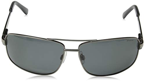 Polaroid P4314 Y2 A4X 63 Gafas de Sol, Gris (Gun/Grey Polarized), Hombre