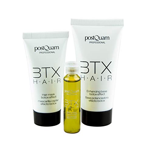 Postquam - Fiber BTX Hair | Kit Tratamiento Pelo Efecto Botox Capilar - Base, Mascarilla y Concentrado