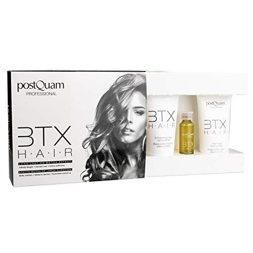 Postquam - Fiber BTX Hair | Kit Tratamiento Pelo Efecto Botox Capilar - Base, Mascarilla y Concentrado