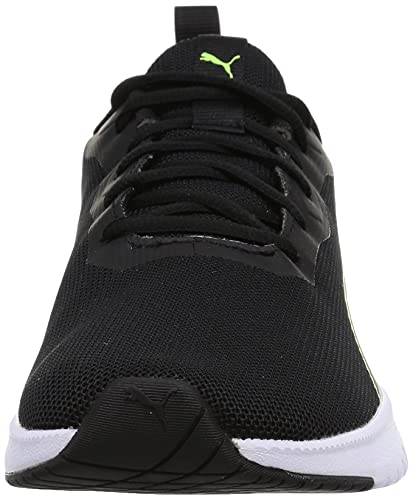 PUMA Flyer Flex, Zapatillas para correr, para Unisex adulto, Negro (Puma Black-Green Glare), 44.5 EU