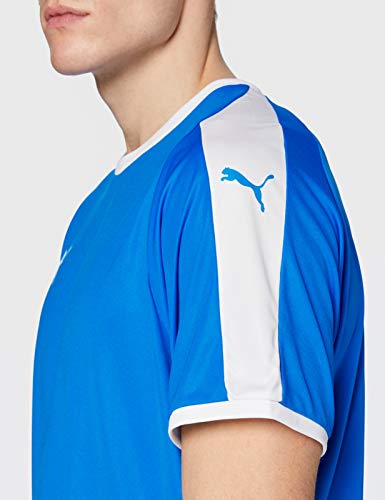 PUMA Liga Jersey Camiseta, Hombre, Azul (Electric Blue Lemonade/White), L