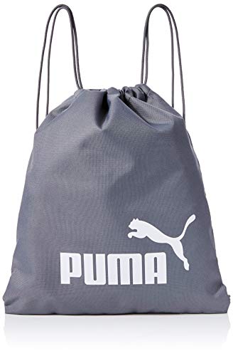 Puma Phase Gym Sack Bolsa De Cuerdas, Unisex Adulto, Quiet Shade Gris, OSFA