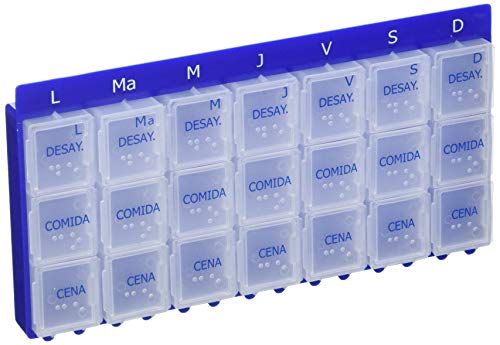 Queraltó Pastillero organizador semanal de 3 tomas diarias