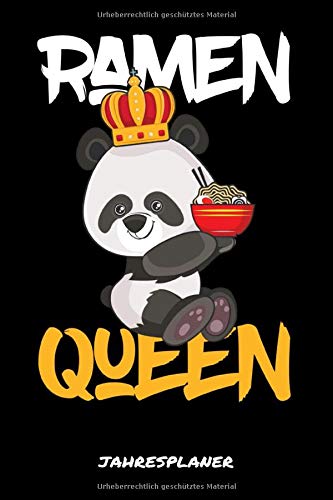 Ramen Queen Jahresplaner: Ramen Queen Anime Manga Comic Otaku Kalender 6x9 A5: Zwei Jahre Planer 2020 Und 2021 Jahreskalender Studienplaner Terminkalender Hausaufgabenheft Für Schüler Und Studenten