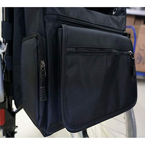 RANRANHOME Bolsa de Silla de Ruedas-Silla de Ruedas Almacenamiento Tote Accesorio para Llevar artículos Sueltos y Accesorios-Mochila de Viaje Messenger para Hombres