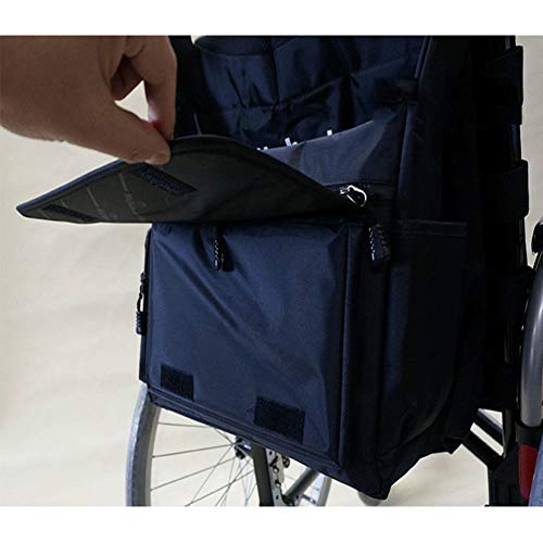 RANRANHOME Bolsa de Silla de Ruedas-Silla de Ruedas Almacenamiento Tote Accesorio para Llevar artículos Sueltos y Accesorios-Mochila de Viaje Messenger para Hombres