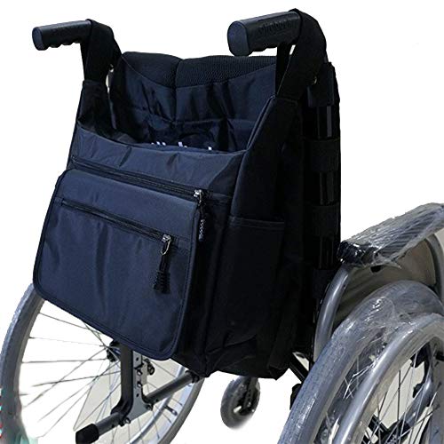 RANRANHOME Bolsa de Silla de Ruedas-Silla de Ruedas Almacenamiento Tote Accesorio para Llevar artículos Sueltos y Accesorios-Mochila de Viaje Messenger para Hombres