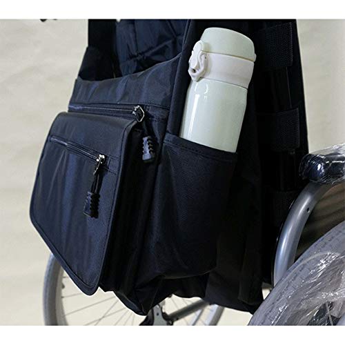 RANRANHOME Bolsa de Silla de Ruedas-Silla de Ruedas Almacenamiento Tote Accesorio para Llevar artículos Sueltos y Accesorios-Mochila de Viaje Messenger para Hombres