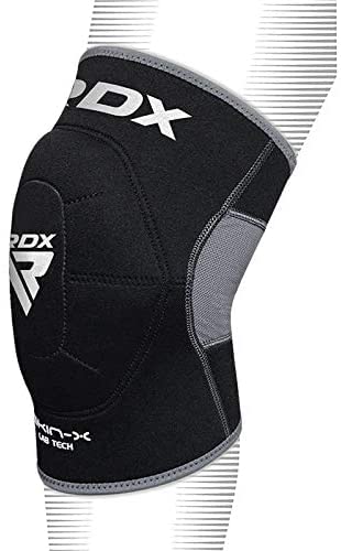 RDX Rodillera de Neopreno Rodilla De La Guardia Soporte Elástico Acolchado Protector Entrenamiento Rodilleras Powerlifting MMA Fitness (Se Vende como un Solo Elemento)