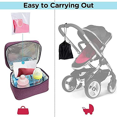 Reductor WC Niños, Orinal Portatil, Adaptador WC Niños, Orinales Infantiles, Asiento Inodoro Niños con Bolsa de Almacenaje Portátil Antideslizante Limpio Rápido para Viajes