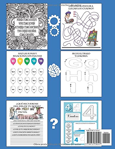 REFRESCA TU MENTE 2 | LIBRO DE EJERCICIOS PARA PERSONAS MAYORES 100 ACTIVIDADES PARA MEJORAR LA ACTIVIDAD COGNITIVA: Alzheimer parkinson demencia son ... para ralentizar su avance (Mentes despiertas)