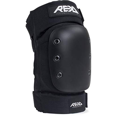 Rekd Pro Ramp Knee Pads Rodilleras Skateboard, Adultos Unisex, Negro (Black), L