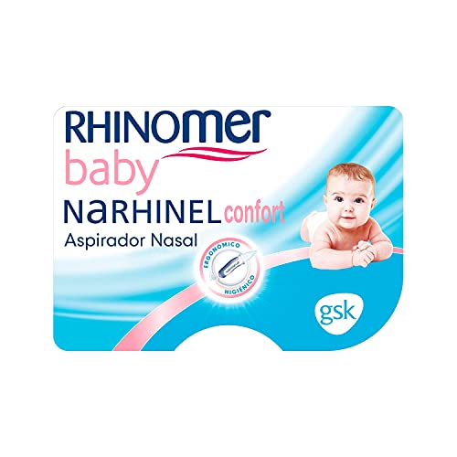 Rhinomer Baby, Aspirador Nasal para Bebés, + 2 Recambios Blandos Desechables